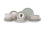 Hermia Juego de Cena Knotted de 24 Piezas Multicolor